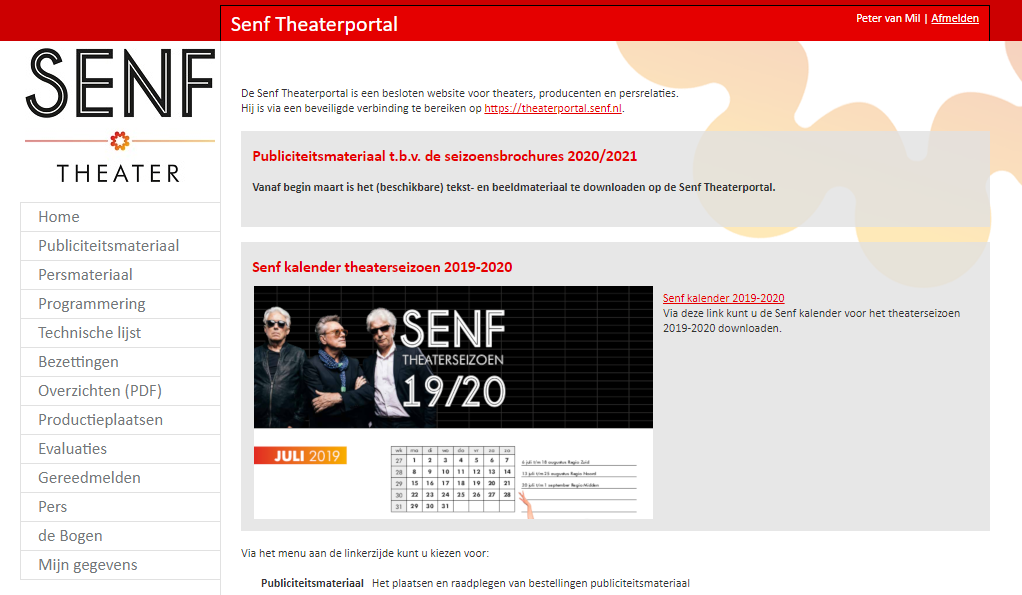 Senf Theaterportal